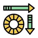 Free Arrow circle  Icon