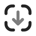 Free Arrow Down Radius Corners Arrow Duo Line Icon