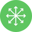 Free Arrow Arrows Brightness Icon