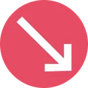 Free Arrow Arrows Down Icon