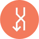 Free Arrow Arrows Overlap Icon