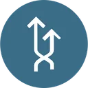 Free Arrow Arrows Shuffle Icon