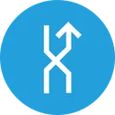 Free Arrow Arrows Up Icon