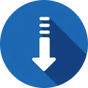 Free Arrow Direction Down Icon