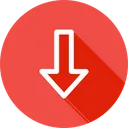 Free Arrow Direction Down Icon