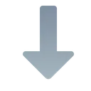 Free Arrow Direction Down Icon