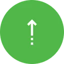 Free Arrow Up Straight Icon