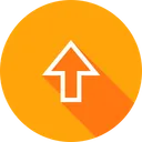 Free Arrow Up Upload Icon