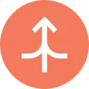 Free Arrow Arrows Merge Icon