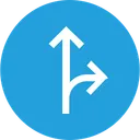 Free Arrow Arrows Merge Icon