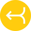 Free Arrow Arrows Merge Icon