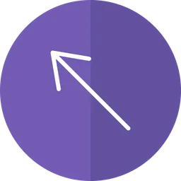 Free Arrow left top  Icon