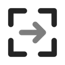 Free Arrow Right Corners Arrow Duo Line Icon