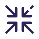 Free Arrows Minimize Monochrome Icons Flat Icons Icon