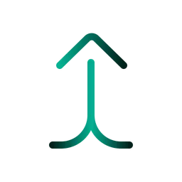 Free Arrows Split Vertical  Icon