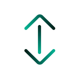 Free Arrows Vertical  Icon