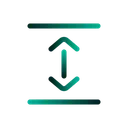 Free Arrows Vertical Expand  Icon