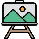 Free Artboard Canvas Painting Tool Icon