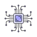 Free Artificial Intelligence Processor Ai Icon