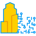 Free Artificial Intelligence On City City Ai Icon