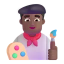 Free Artist Color Medium Dark Icon
