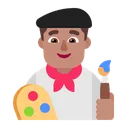 Free Artist Flat Medium Icon