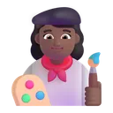 Free Artist Color Medium Dark Icon