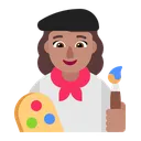 Free Artist Flat Medium Icon