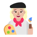 Free Artist Flat Medium Light Icon