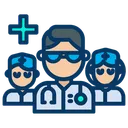 Free Arzt Team Krankenschwester Icon