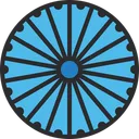 Free Ashoka chakra  Icon