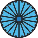 Free Ashoka Chakra Chakra Independence Day Icon