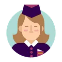 Free Asistente De Vuelo Azafata Asistente De Vuelo Icono