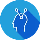 Free Associative Thinking Brain Icon