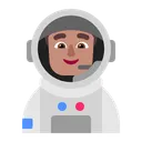 Free Astronaut Flat Medium Icon