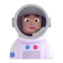 Free Astronaut Color Medium Icon
