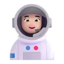 Free Astronaut Color Light Icon