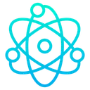 Free Atom Atomic Molecules Science And Technology Icon