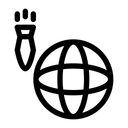 Free Kern Strahlung Atom Symbol