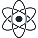 Free Atom Chemistry Molecule Icon