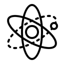 Free Atomic Chemistry Molecular Icon