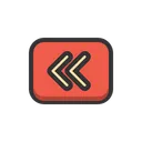 Free Atras Anterior Boton Icono
