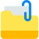 Free Attach Paperclip Attachment Icon