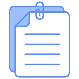 Free Attached document  Icon