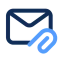 Free Attached File Email Message Icon