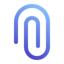Free Attachment Paperclip Office Material Icon