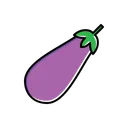 Free Aubergine Icône