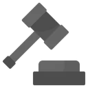 Free Auction Court Hammer Icon