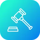 Free Auction Mallet Rent Icon