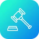 Free Auction Mallet Rent Icon